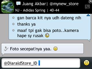 DiaraldStore_ID's tweet photo. Testi. Thanks Agan Juang Akbar. :D http://t.co/XetTPaMMmr