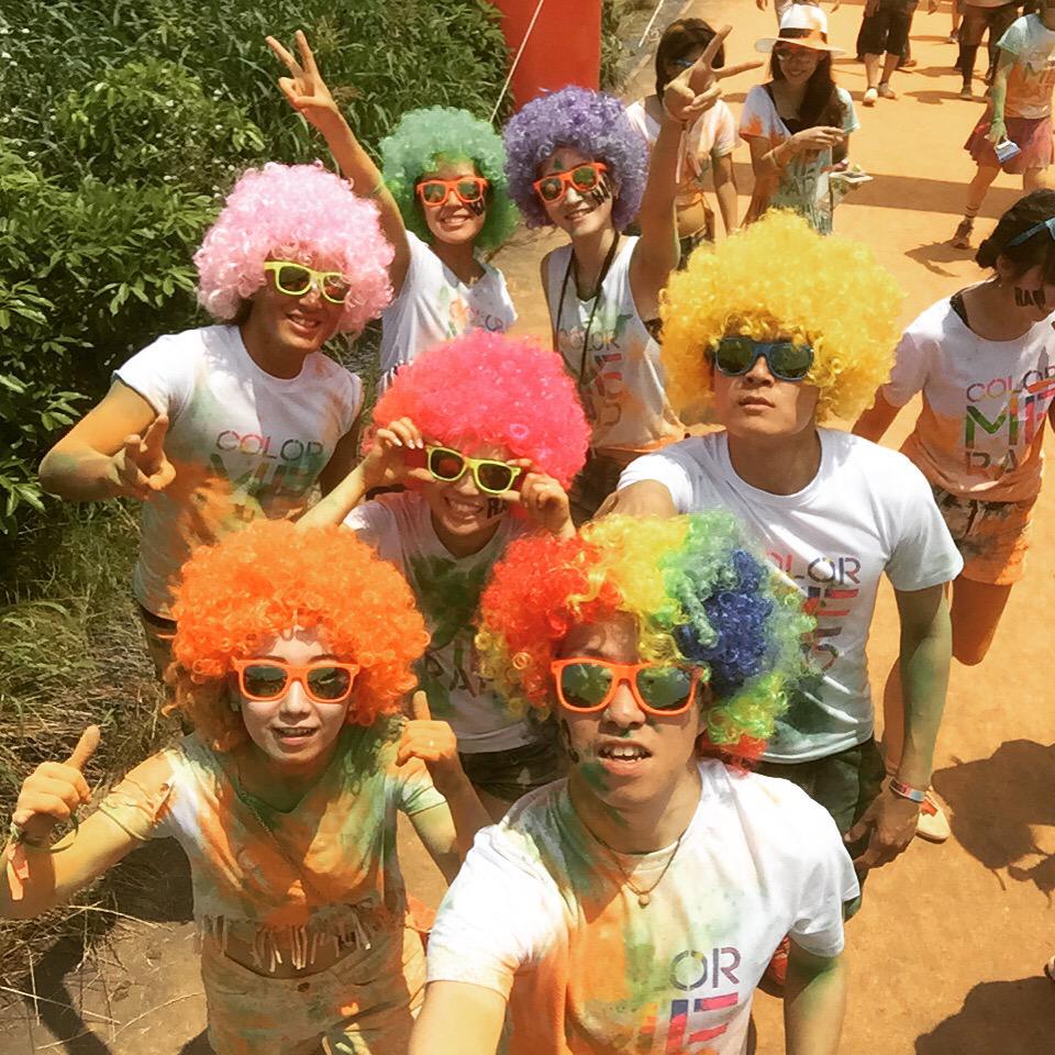 yude_tamago_man's tweet image. ColorMeRad参戦‼︎ 
楽しすぎる〜最高でした‼︎ 
感謝です‼︎
#colormerad
#colormeradtokyo
#colormerad5k
#colorrun
#カラーミーラッド#アフロ
#カラーラン#海の森公園