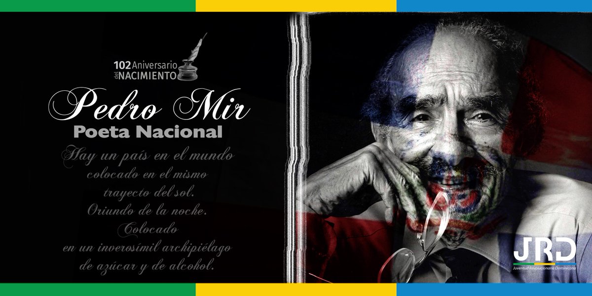 JoelDiazU's tweet photo. #102AniversarioPedroMir  Hay un país en el mundo colocado en el mismo trayecto del sol. #UnaJRDdiferente #Dimelo http://t.co/ie8GYblLZq