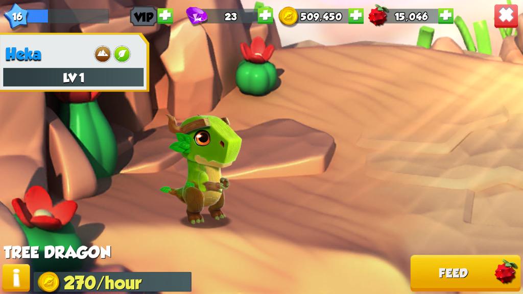 TheRubyReaper's tweet image. //Just happened to get a tree dragon named Heka on dragon mania 😏