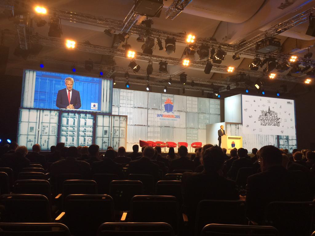 jensassmann's tweet photo. Very good #smartPORT presentation of Jens Meier of #HPA @ #IAPH2015 #IAPH #smartPORTlogistics #smartPORTenergy http://t.co/a3pjf1L9CX
