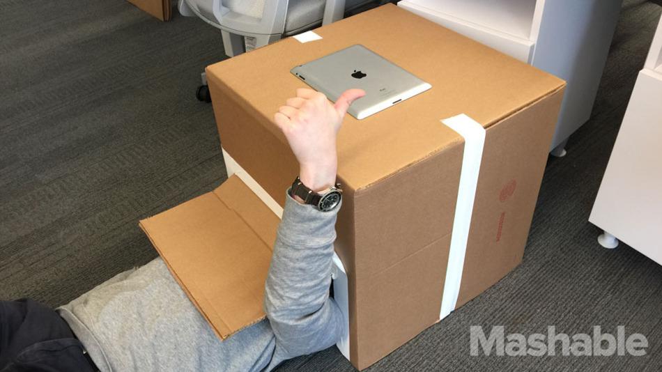 futureshift's tweet photo. Japan’s ‘Cardboard Theater’ uses your tablet to create a private movie house: http://t.co/qXUHYggleO http://t.co/Pq41H6ZaCI
