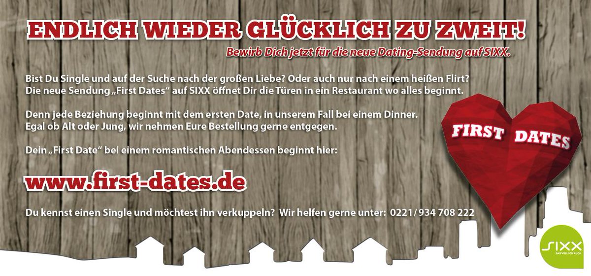 firstdatescast's tweet image. Bewirb Dich jetzt für die neue Dating-Sendung auf SIXX!
casting.netmarket.de/firstdates 
#firstdates #casting #dating