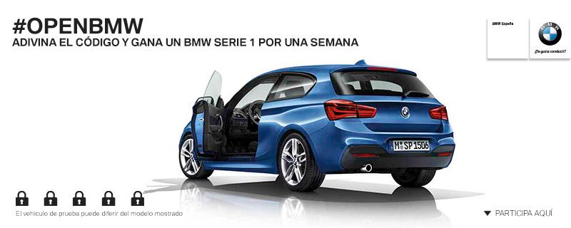 BMWEspana's tweet photo. ¿Ya has participado en #OpenBMW? Adivina el código y gana un BMW Serie 1 por una semana http://t.co/ZBAsJ2uRa8 http://t.co/lHCXhyrgSW