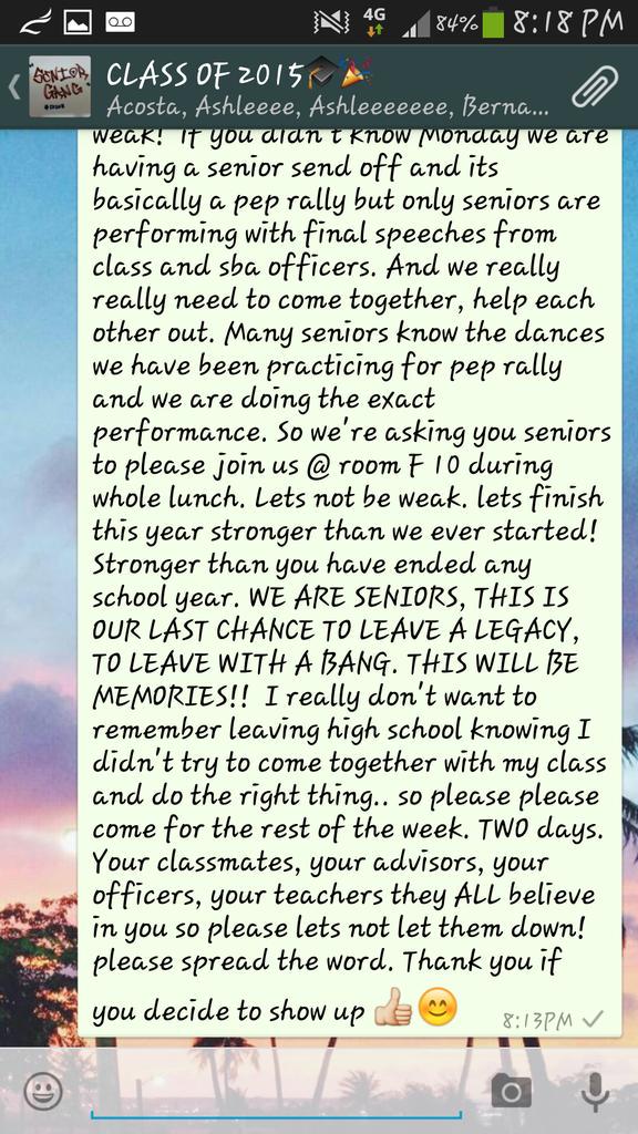 DLG_16's tweet photo. To all OHS SENIORS!!  Please RT to spread the word. Thank you http://t.co/zwYrWMOok8