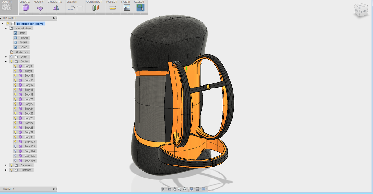 adskFusion's tweet image. Create a 2D flat pattern using the @exactflat add-in for Fusion 360: autode.sk/1Ejr51D