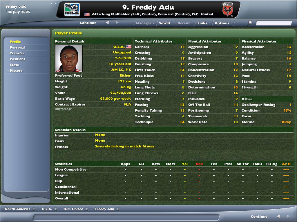 Happy 26th birthday to Freddy Adu, who should have won a couple of Ballon D\Ors by this stage... 