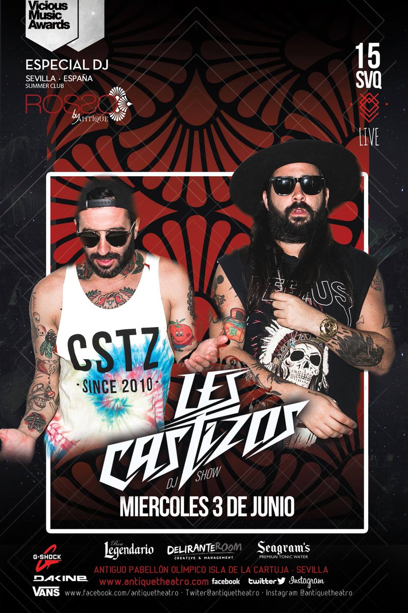 _PartyApp's tweet image. Gran noche con LES CASTIZOS DJ SHOW en ROSSO.