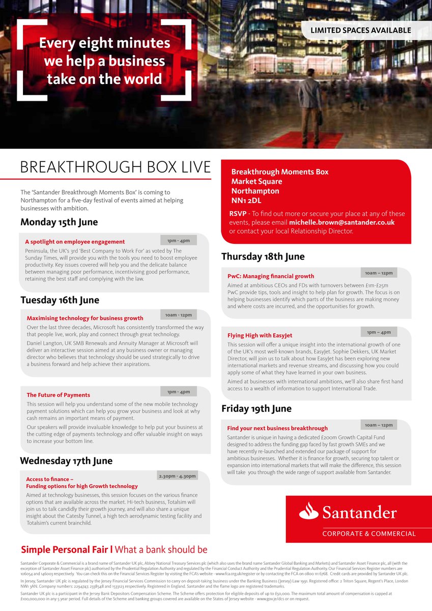 WORKSHOP ALERT! Free to attend held by <a href="/santanderuk/">Santander UK</a> santandercb.co.uk