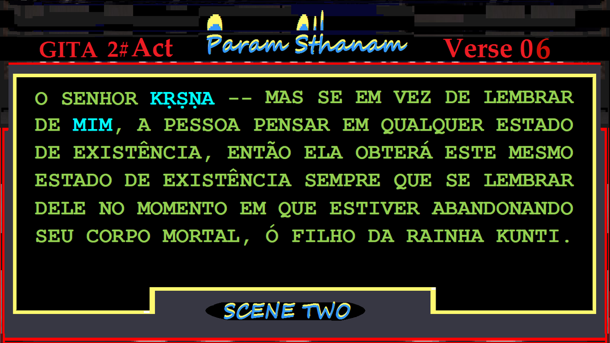 Ramacakra's tweet photo. GITA II  Scene 2 | Param  Sthanam  Verse 6  
The Supreme Abode | La Demeure Suprême http://t.co/uh09NoB5sP