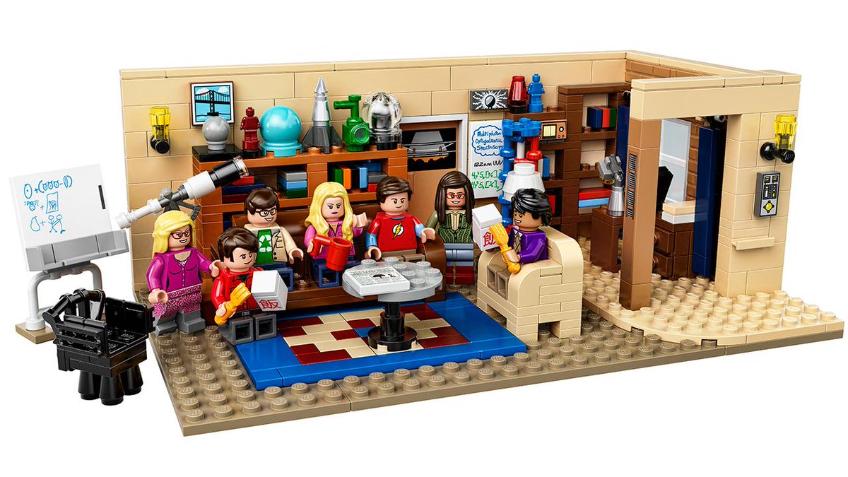 It's finally here. The Big Bang Theory! Lego set's packed with everything but a laugh track lego.gizmodo.com/the-big-bang-t…