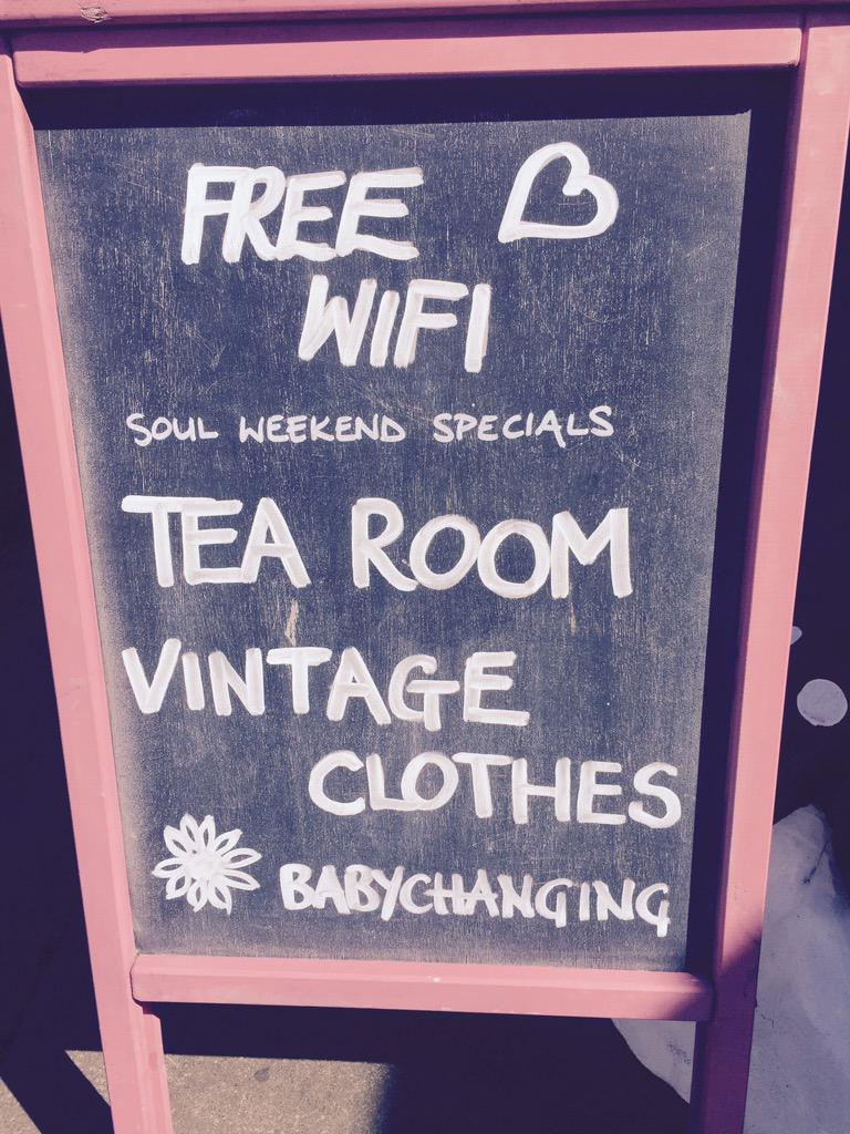 @ssweekender very important free WiFi in Silloth for all you party peeps x x