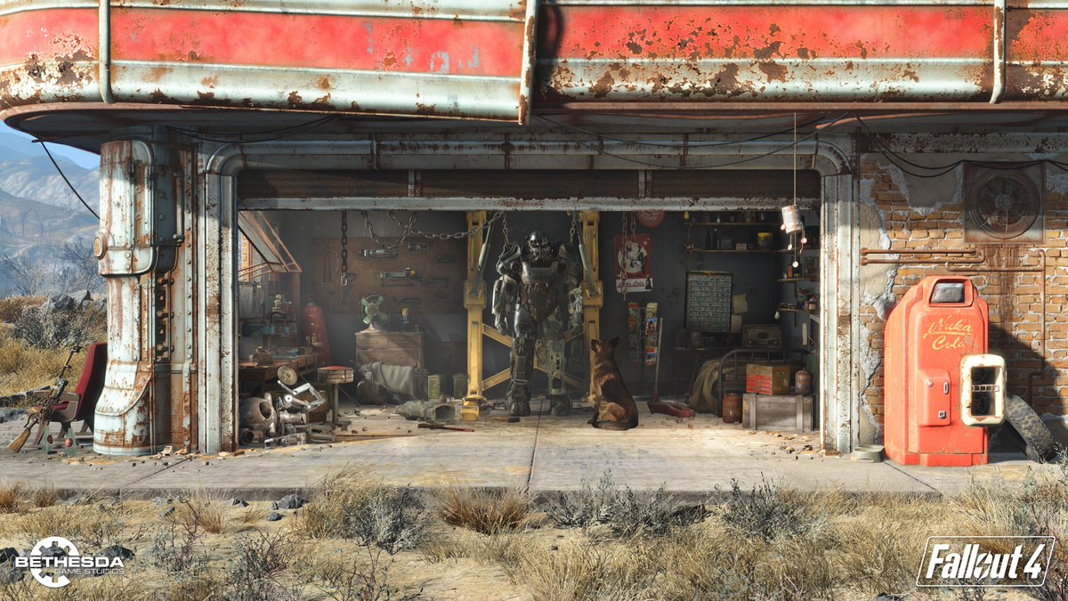 Fallout's tweet image. The @Fallout 4 trailer is live. Watch it here! #Fallout4 youtube.com/watch?v=GE2BkL…