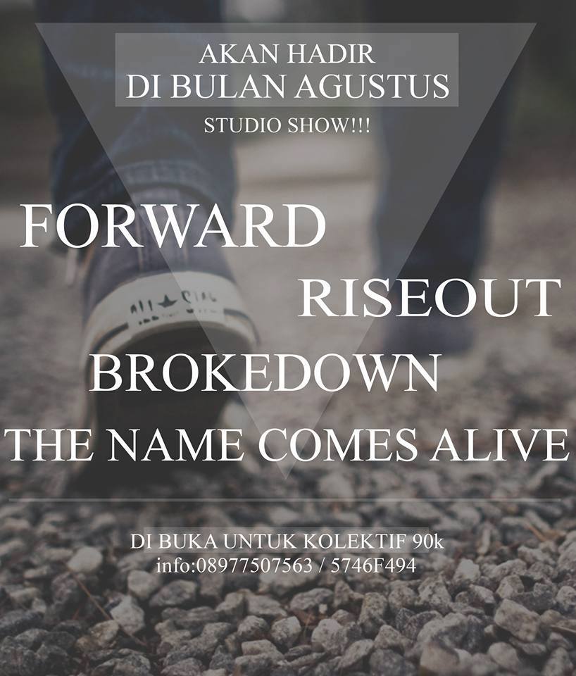 -<a href="/Forward_INA/">FORWARD</a> 
-<a href="/RiseoutHardcore/">RISEOUT</a> 
-<a href="/BrokedownHC/">Brokedown</a> 
-@TNCA_Official 
INFO/KOLEKTIF BAND
08977507563 / 5746F494