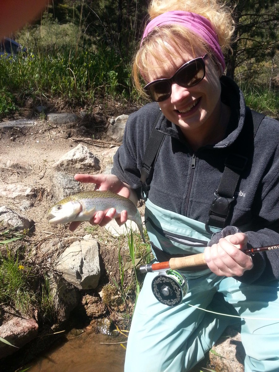 SmHockensmith's tweet photo. Got to fish the Big Thompson this weekend! #fishlikeagirl #flyfishing #Colorado #bigthompsonriver #coloradoflyfishing http://t.co/jZp7gTfiIk