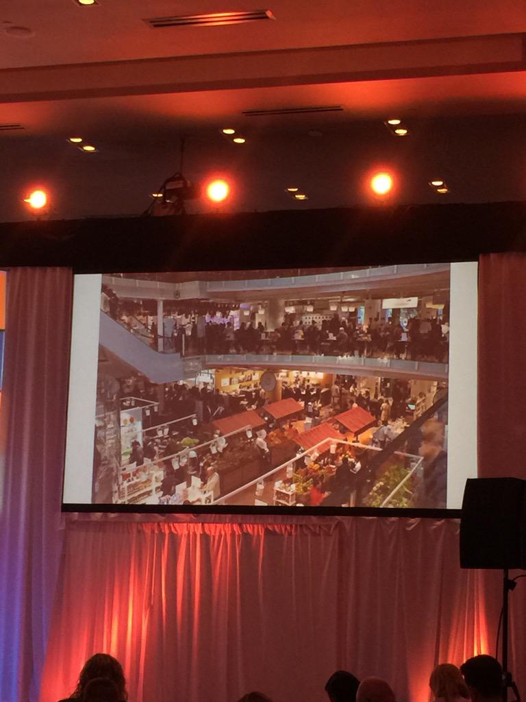"Back to the past to create the historic food markets of the future" Adam Saper <a href="/Eataly/">Eataly</a> #STORE2015 - love Italy focus