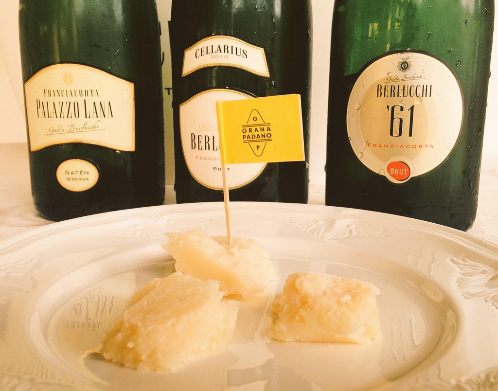 Polonia incontra bontà italiane, tre <a href="/GranaPadanoDOP/">Grana Padano DOP</a> abbinati ai #Franciacorta per delegazione Ministero Agricoltura