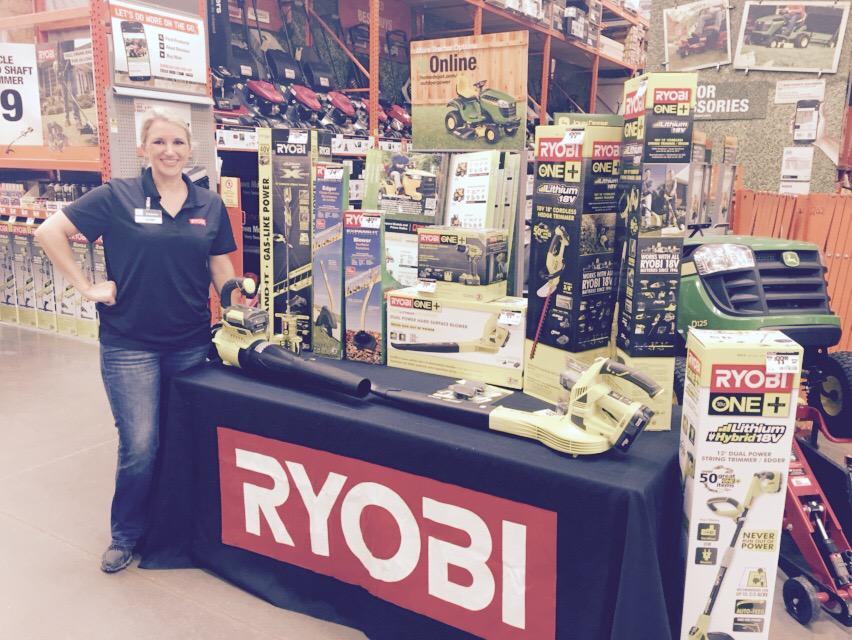 StevenReynaHD's tweet photo. Katesia is here all day to answer all your RYOBI ONE + questions! Mesquite Home Depot. @TheRealKatesia @mhd6537 http://t.co/qfkGqc6NXK