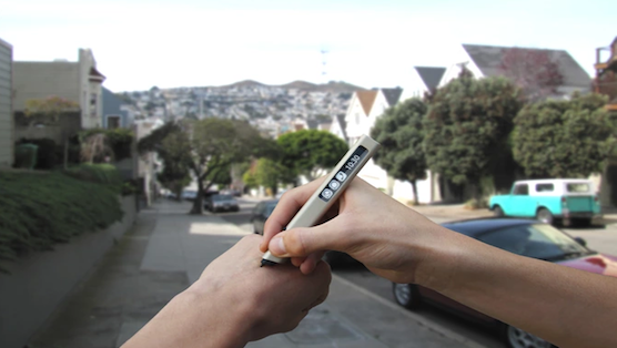 PasteMagazine's tweet photo. Write on virtually any surface with Phree, the world's first boundless mobile input device.  http://t.co/kvxk2IrfgD http://t.co/hc9yAafgLS