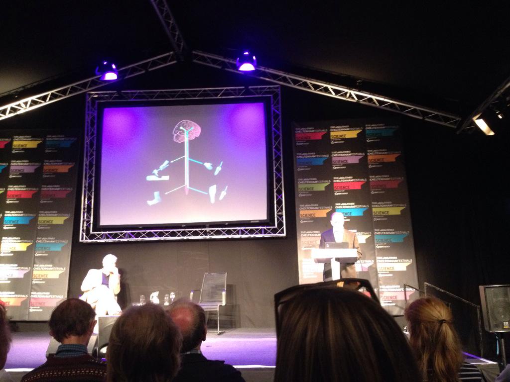 DrEmilyGrossman's tweet image. Geoffrey Raisman explains how he helped paralysed man walk again using olfactory nerve #cheltscifest #spinalrepair