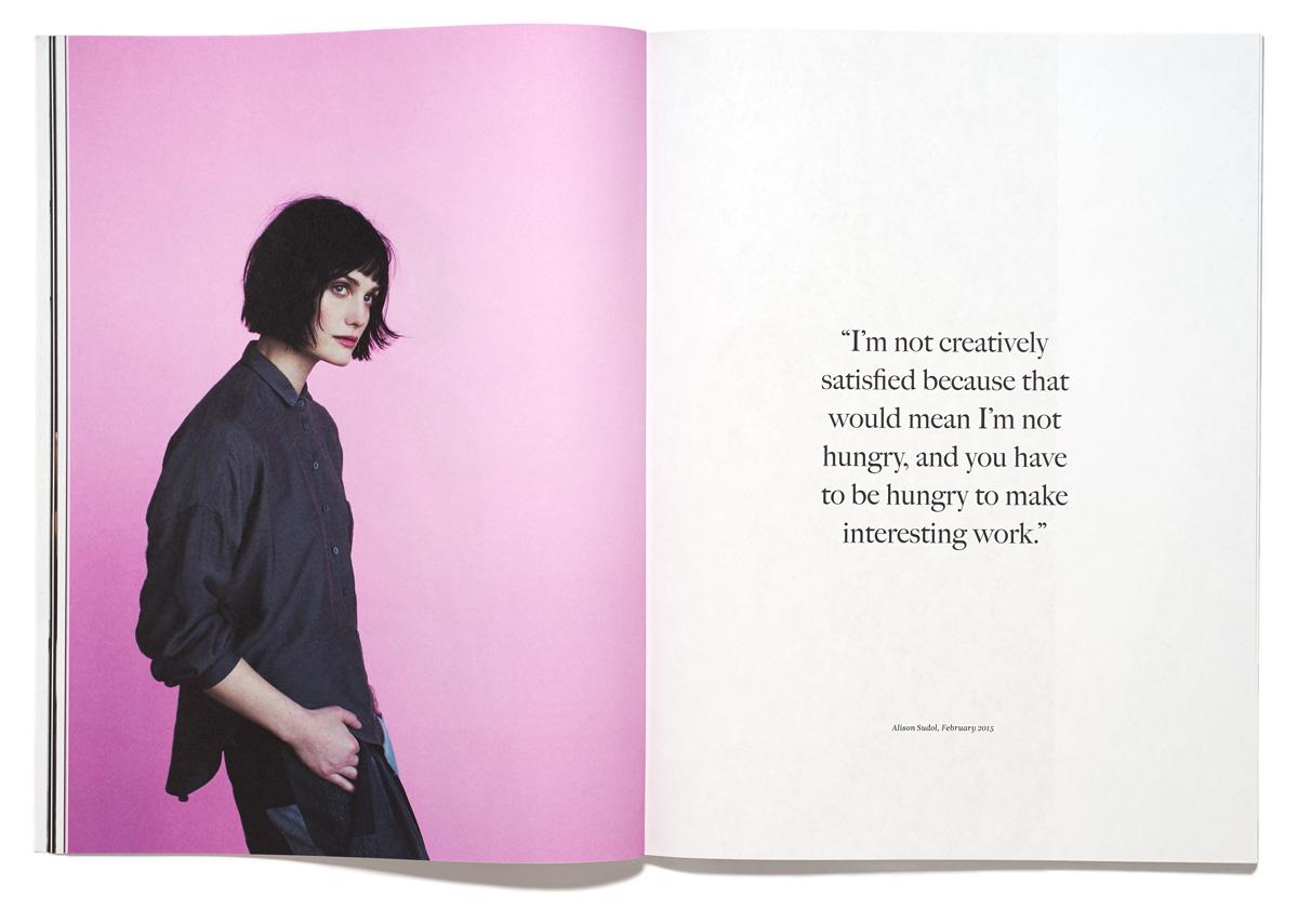 "...you have to be hungry to make interesting work." —<a href="/AlisonSudol/">Alison Sudol</a> shop.thegreatdiscontent.com/products/the-g… #TGDmag #possibility