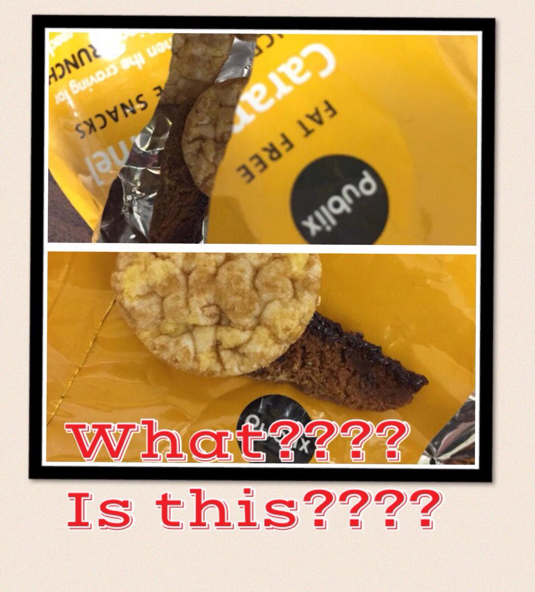 Well this is an interesting find... Extra carmel bark? Need to send back to <a href="/publix/">Publix</a> <a href="/PublixHelps/">PublixHelps</a> :(
