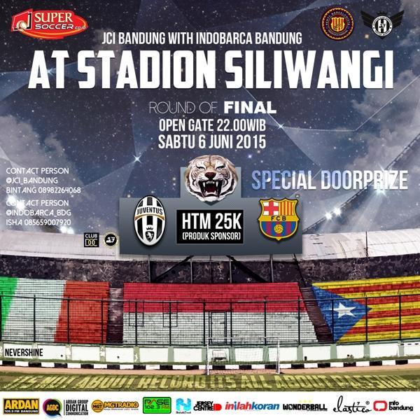 #NobarFinalUCL w/ <a href="/JCI_Bandung/">JCI Chapter Bandung</a> | Sabtu, 6/6-OG: Pukul. 22:00 WIB di Stadion Siliwangi | HTM: 25K | #RAMEKEUN