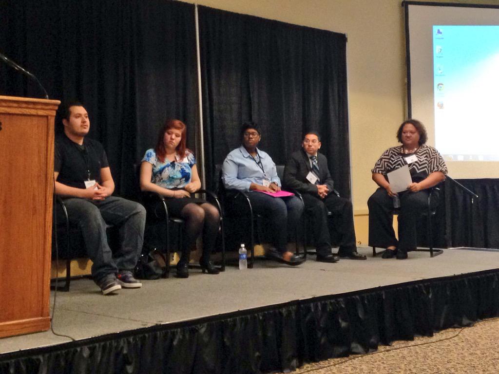 HECGCLEVELAND's tweet photo. We're getting ready for everyone's favorite, our student panel! #HECCLE http://t.co/uKHbrPlnKY