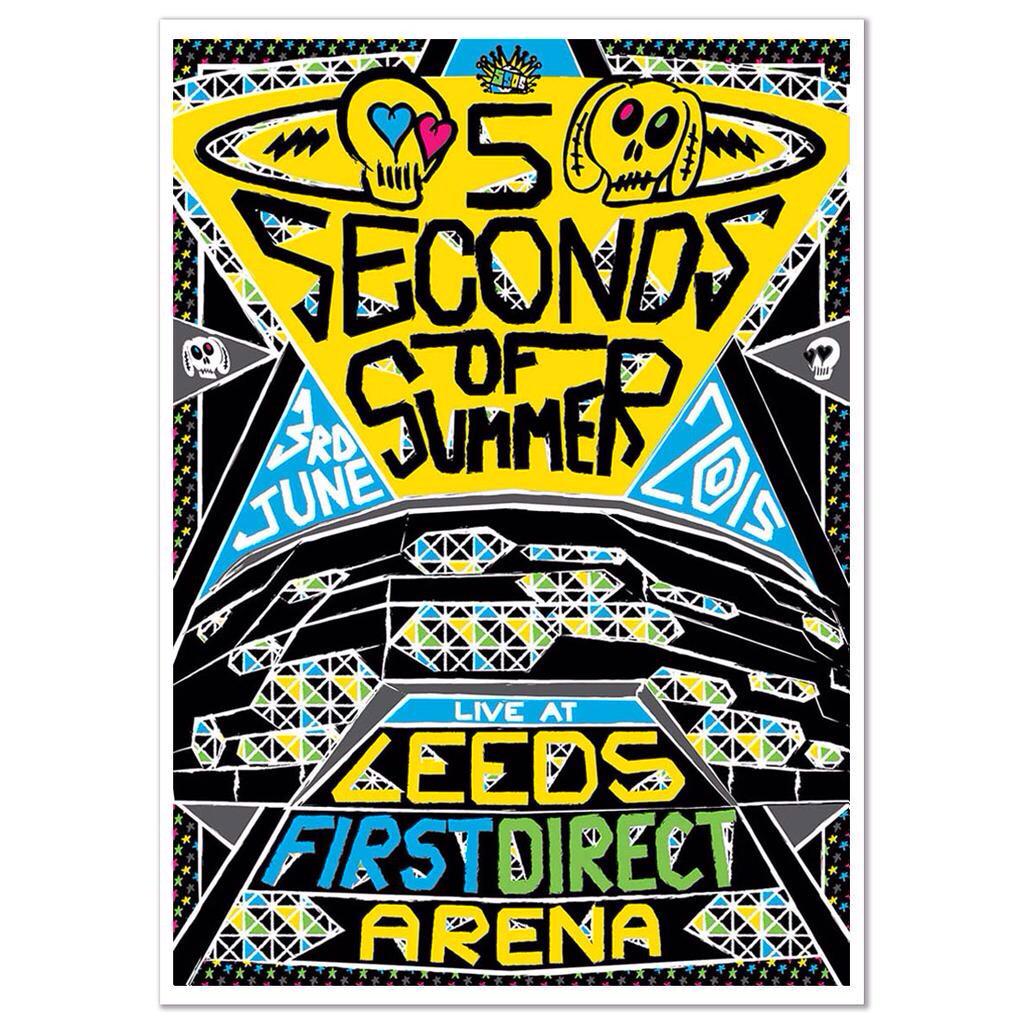 Ashton5SOS's tweet image. 1 night only here in LEEDS 😊❤️