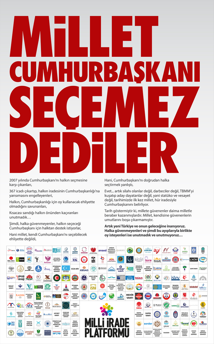 Milli İrade Platformu tweet media