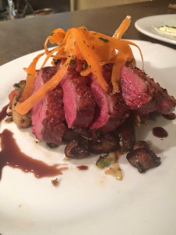 CochonBYOB's tweet photo. Nothing like a little duck breast with duck fat potatoes. Join us tonight! http://t.co/YCxxVps6Pf