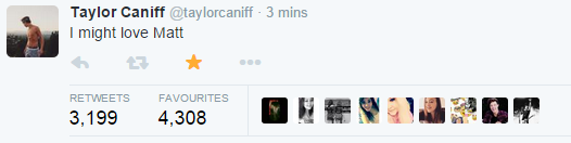 hypebizzle's tweet photo. I LOVE THAT TAYLOR IS SUCH A FANGIRL HAHA #ShawnForMMVA http://t.co/IPG7M5rhpn