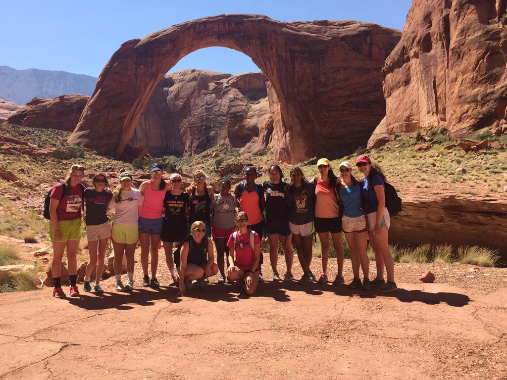 SSPNavajoNation's tweet photo. We spent this morning on a boat cruise on Lake Powel to see Rainbow Bridge. #SSPatAIS http://t.co/0NEo3BBGC7