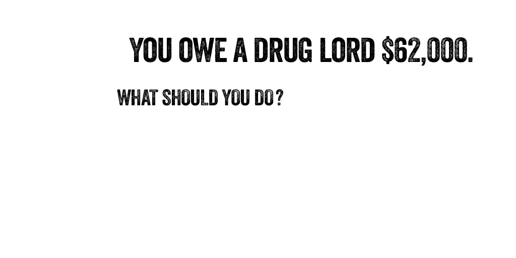 StarzDigital's tweet photo. Robbing banks is risky! The best live by 1 VERY IMPORTANT RULE. Click image to reveal! #7MinutesMovie http://t.co/Q6JV7nThRR