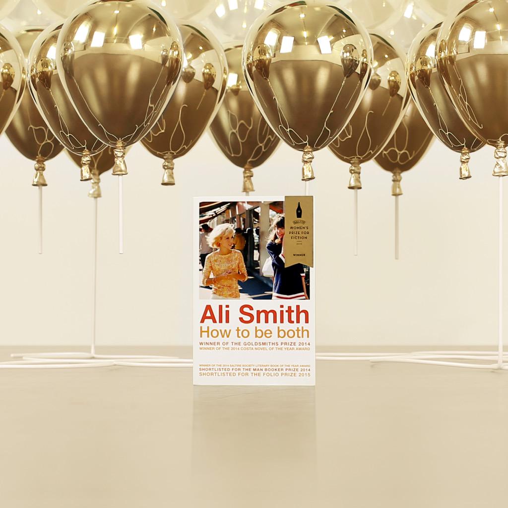 And without further ado, we're delighted to announce Ali Smith has won the 2015 Baileys Women's Prize for Fiction!
