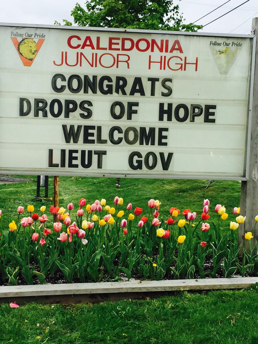 CJHS_HRSB's tweet image. Awaiting the special guest to honour our students- Drops of Hope