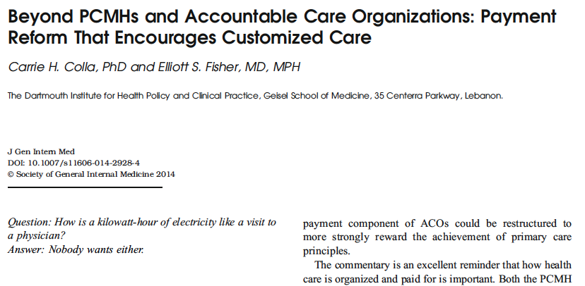 A9 1st-Recognize that health care is an instrumental good, We're here to help people achieve their goals #IHIAlliance
