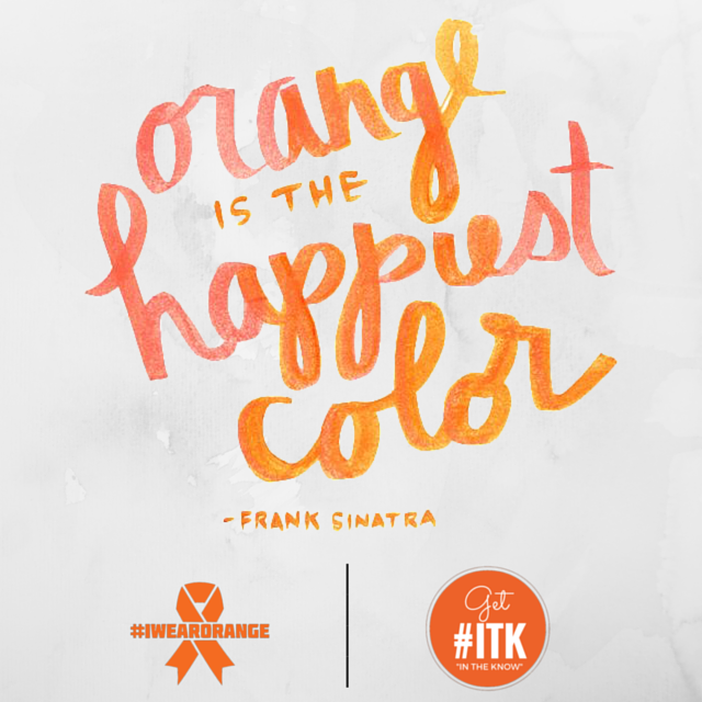 AWynnWynnLife's tweet photo. OUR FEATURED CAUSE @IWEARORANGE SUPPORTS #LEUKEMIA AWARENESS! Get In the Know for more info! http://t.co/4ACrZuxLEL http://t.co/xl8W0ZrlZN