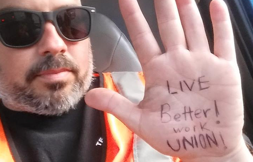 PortDriverUnion's tweet image. Port truck drivers believe #itsgoodtobeunion