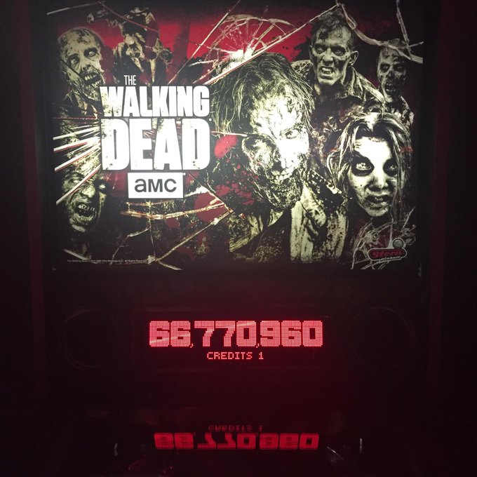 Oh yeah, I beat my personal high score on Walking Dead last night by 4mil. Sadly it wasn't during league