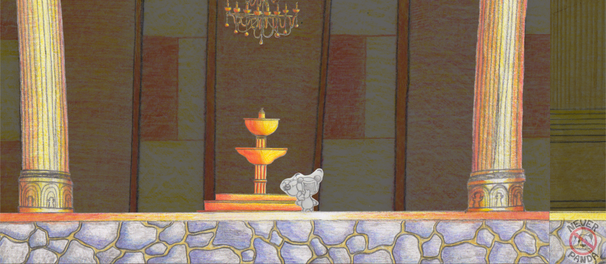 NeverPandaGames's tweet photo. Just starting to work on our spooky hotel level. Sketch and Tracy will have a lot of puzzles to solve here! #indiedev http://t.co/xlAfmRvNnF