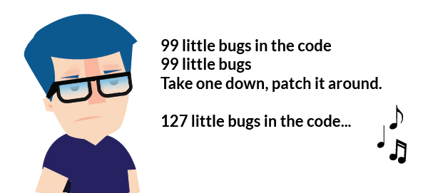 Genuitec's tweet photo. Wanna sing along? #GotBob #CodingProblems #bugs #developers http://t.co/pOTnpgX6i1