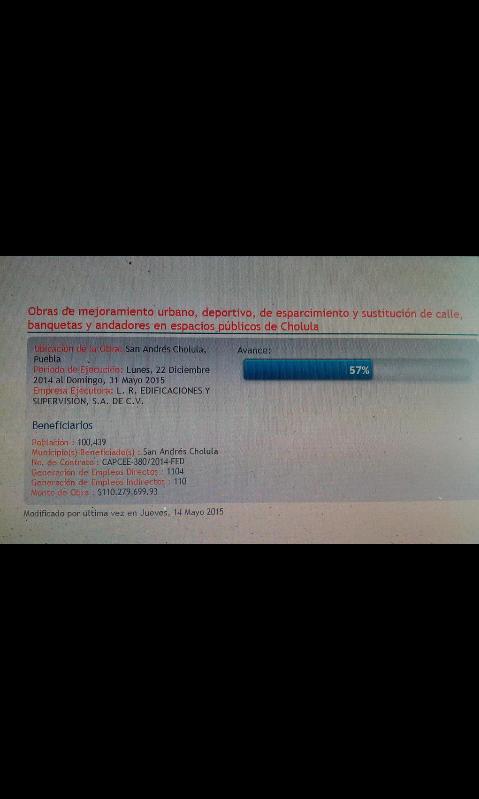 circulodefensa's tweet photo. #CholulaDigna Obra que debió concluirse 31 mayo está suspendida.  @earoche @AleMondras @jesusmanuelh )l http://t.co/yUeemMl2Ju