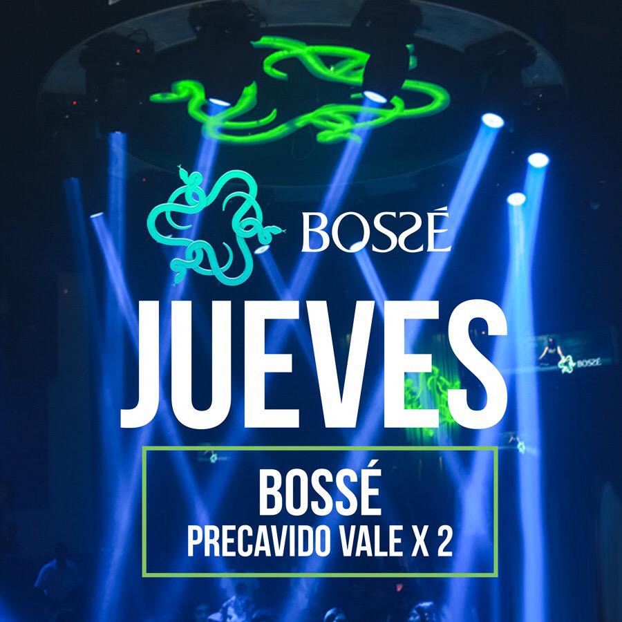Bosse precavido vale x 2!!! Por eso este #Jueves estamos abiertos para ti!! Haz tu reservación y no te quedes fuera!
