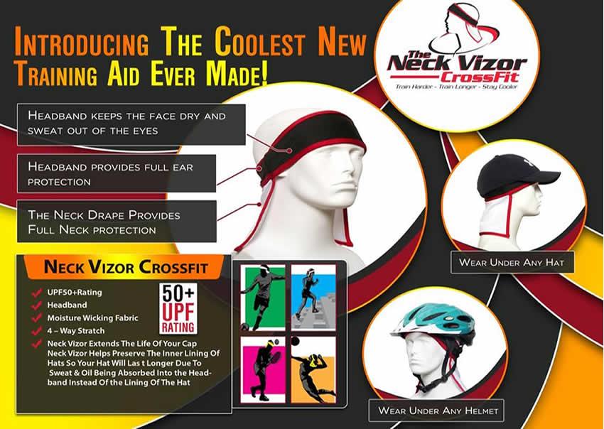 solararmourinc's tweet photo. Protect yourself from the sun, wick away your sweat, and stay cool with the Neck Vizor Crossfit!
#NationalRunningDay http://t.co/bLCK2vBFGU