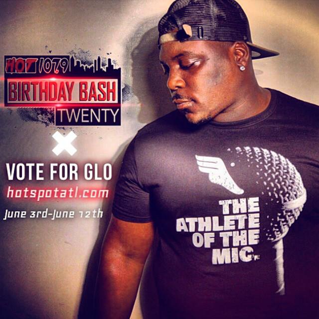 globaldrops's tweet photo. Be sure to go to http://t.co/mQBXGlHHFk and VOTE 4 GLO to open up for HOT 107.9 BirthdayBash20.  Thanks! http://t.co/c9QNOPXR7e