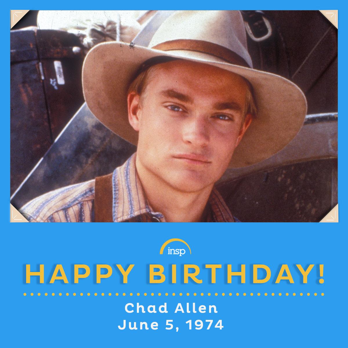 Happy birthday Chad Allen!  