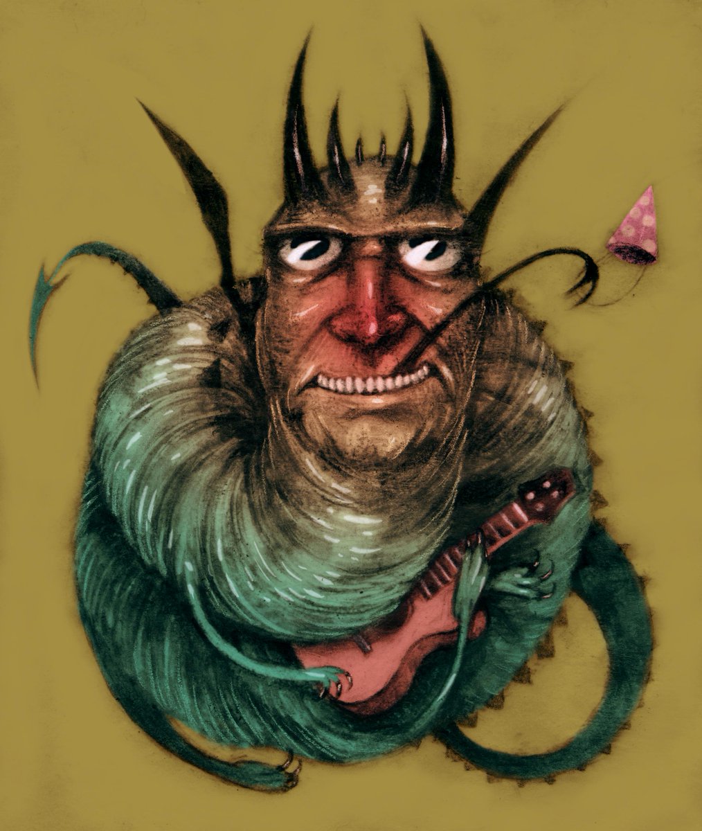 Dallas_Conte's tweet photo. Submission for this week's Illustration Friday theme: #Monster
#illustration #drawing #art #design #partyanimal http://t.co/VxSmfOEOzD