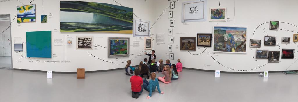 Fantastische bezoek vandaag aan het <a href="/FriesMuseum/">Fries Museum</a>!
Tentoonstelling Horizontaal met groep 4 van <a href="/Vosseburcht/">OBS de Vosseburcht</a> #prachtig!