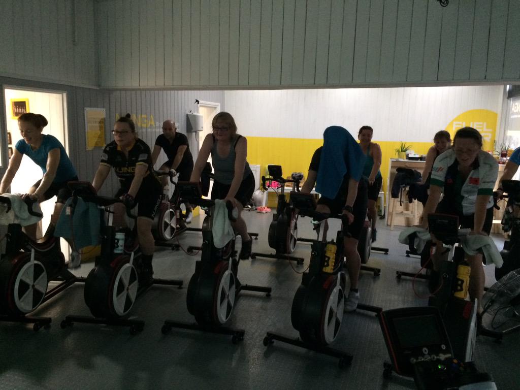 NjingaCycling's tweet photo. Sweetspot power training on our 10 week @wattbike #cycleprogramme tonight! #smartercycletraining #ridelots http://t.co/clzvcyFDX0